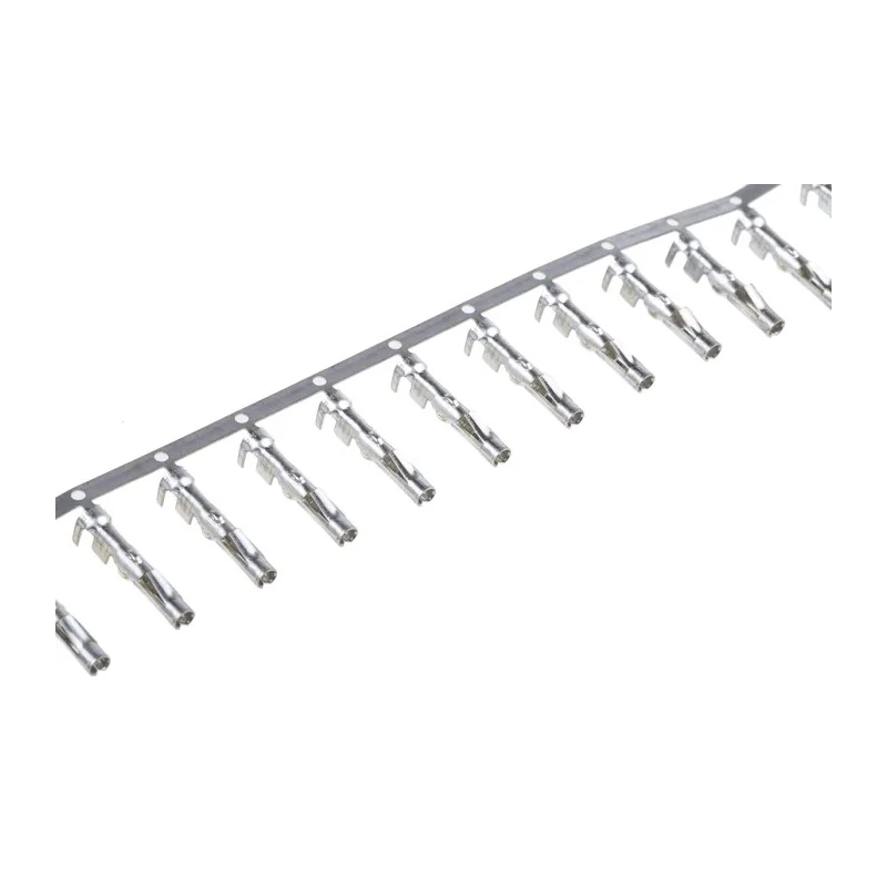 TE Connectivity Commercial MATE-N-LOK Series Female Crimp Terminal 10A 20-14 AWG Tin-Plated Brass 18.42mm 61117-1