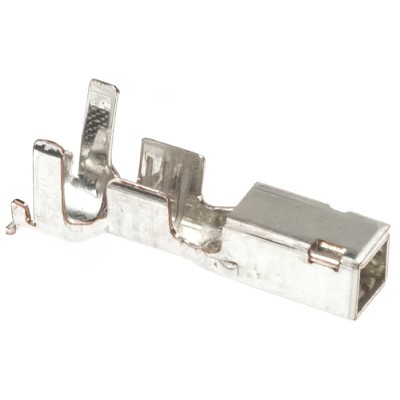 TE Connectivity 5.0 Power Key Series Female Crimp Terminal, 20 AWG Min Crimp, 16 AWG Max, Tin Plated Copper Alloy 1376347-1