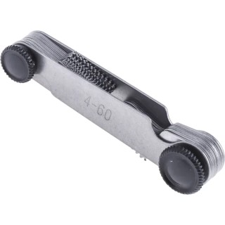 RS PRO 27 Blades Thread Pitch Gauge Imperial Type 4-60 TPI 4-60 mm 683-0756