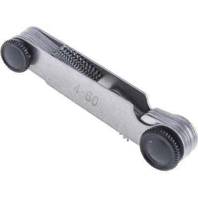 RS PRO 27 Blades Thread Pitch Gauge Imperial Type 4-60 TPI 4-60 mm 683-0756