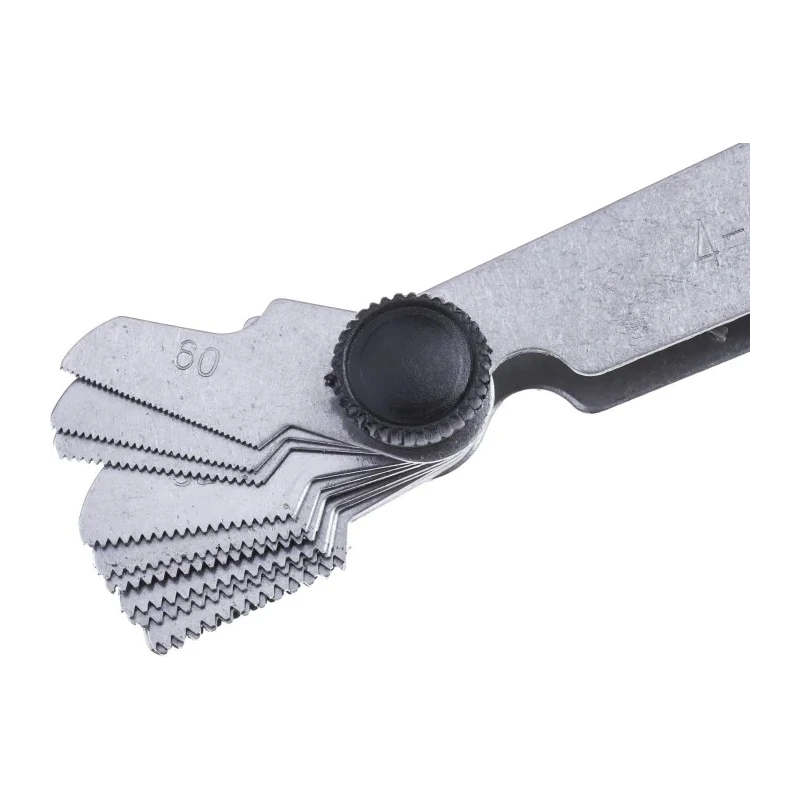 RS PRO 27 Blades Thread Pitch Gauge Imperial Type 4-60 TPI 4-60 mm 683-0756