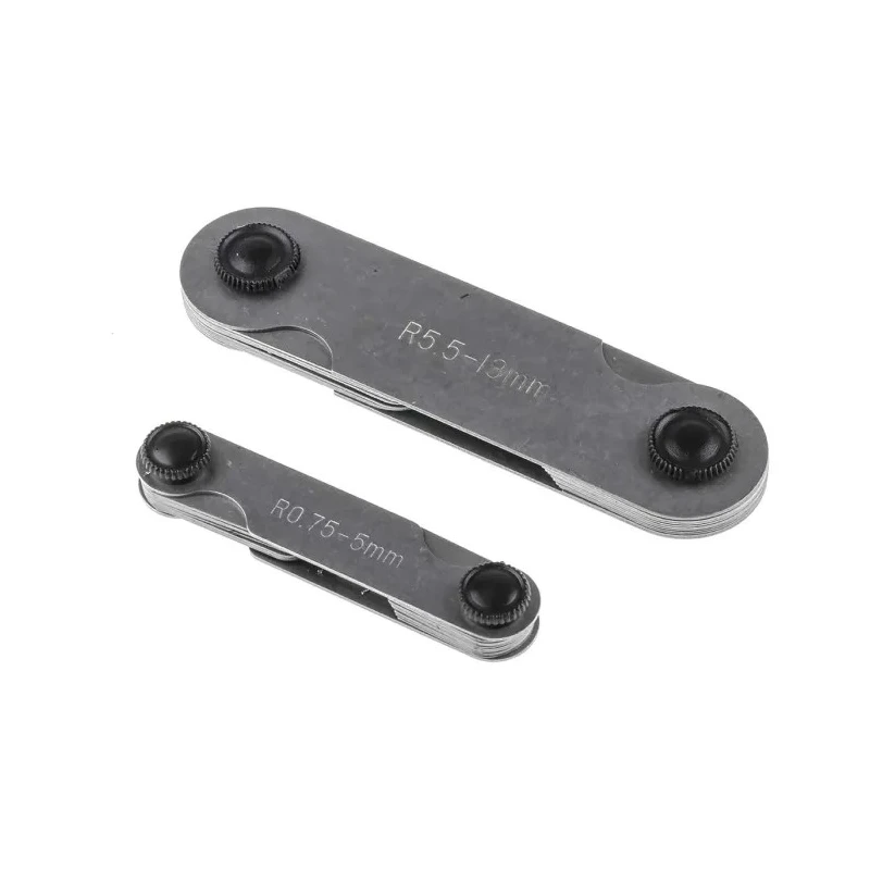 RS PRO Radius Gauge Set Metric 16 Blades 0.5 mm Increment Measuring Range 5 mm to 13 mm 683-0759