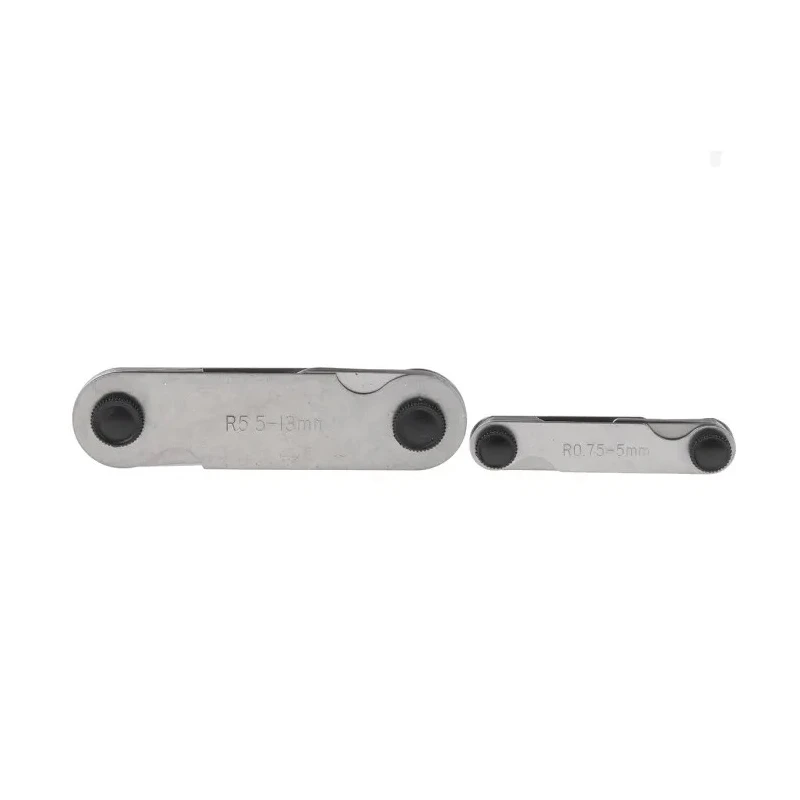 RS PRO Radius Gauge Set Metric 16 Blades 0.5 mm Increment Measuring Range 5 mm to 13 mm 683-0759