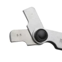 RS PRO Radius Gauge Set Metric 16 Blades 0.5 mm Increment Measuring Range 5 mm to 13 mm 683-0759
