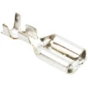 TE Connectivity Positive Lock .250 EX II Black Uninsulated Female Spade Connector Crimp 6.35 x 0.81 mm Tab Size 175022-1