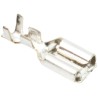 TE Connectivity Positive Lock .250 EX II Black Uninsulated Female Spade Connector Crimp 6.35 x 0.81 mm Tab Size 175022-1