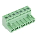 RS PRO Pluggable Terminal Block 7-Contact 5.08 mm Pitch 1 Row 450V 15A Nylon Housing 144-4061