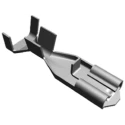 TE Connectivity Positive Lock .187 Mk II Black Uninsulated Female Spade Connector, Crimp Termination, 4.75 x 0.51 170326-1