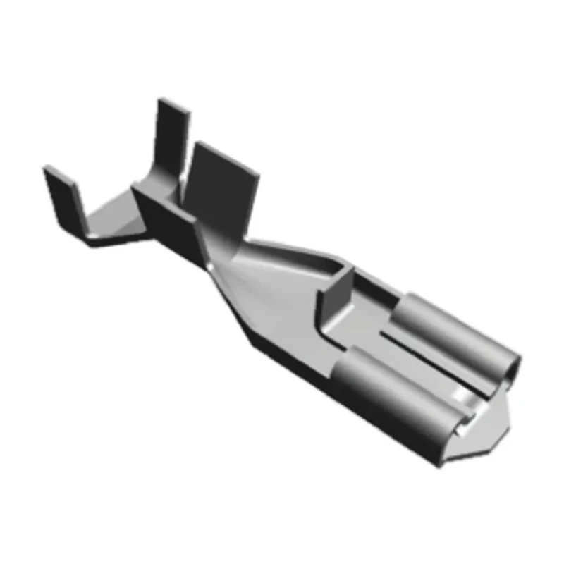 TE Connectivity Positive Lock .187 Mk II Black Uninsulated Female Spade Connector, Crimp Termination, 4.75 x 0.51 170326-1