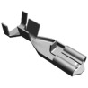 TE Connectivity Positive Lock .187 Mk II Black Uninsulated Female Spade Connector, Crimp Termination, 4.75 x 0.51 170326-1