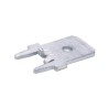 TE Connectivity FASTON .250 Black Uninsulated Male Spade Connector Solder Termination 6.35 x 0.84 mm Tab Size 63849-1