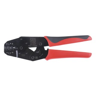 RS PRO Crimp Tool Open Barrel for Crimp Contacts Adjustable Ratchet 225mm Sweden 683-1611