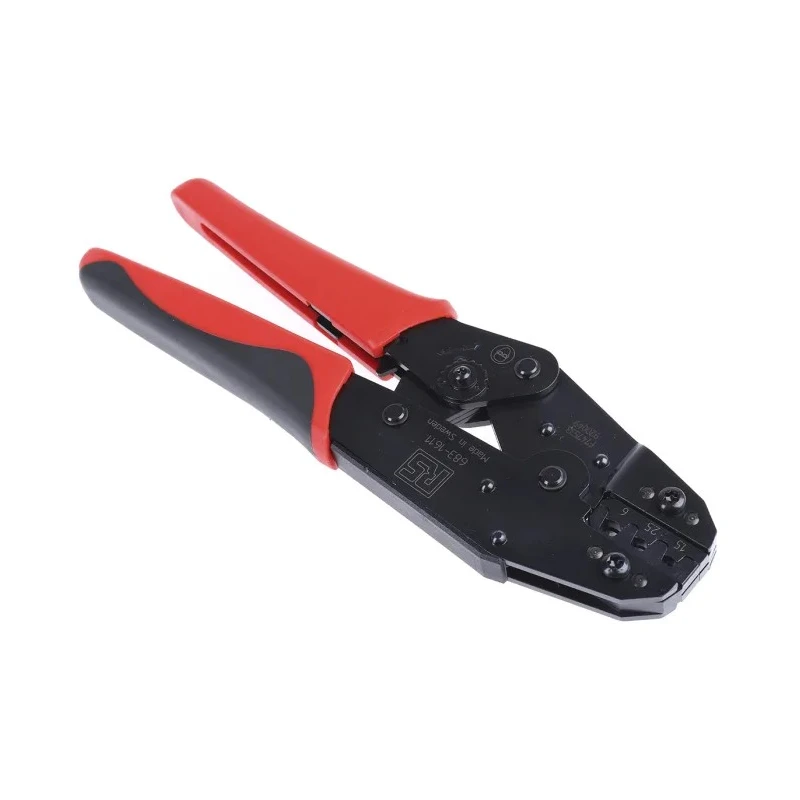 RS PRO Crimp Tool Open Barrel for Crimp Contacts Adjustable Ratchet 225mm Sweden 683-1611