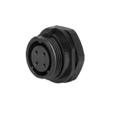 RS PRO Circular Connector, 2 Contacts, Front Mount, Standard Size, Socket Female, IP68, Brass Gold-Plated Contacts 144-4165