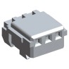 TE Connectivity 3-Way IDC Connector Female for Cable 3 Contacts 1.5mm Pitch AMP Mini CT Series 353293-3