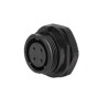 RS PRO Circular Connector 4 Contacts Front Mount Standard Size Socket Female 500V 5A IP68 144-4167