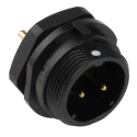 RS PRO Circular Connector 2 Contacts Front Mount Socket Male IP68 500V 10A 17 mm 144-4172
