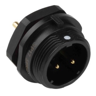 RS PRO Circular Connector 2 Contacts Front Mount Socket Male IP68 500V 10A 17 mm 144-4172