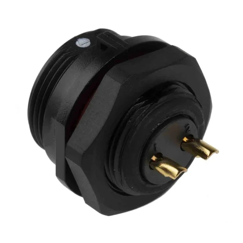 RS PRO Circular Connector 2 Contacts Front Mount Socket Male IP68 500V 10A 17 mm 144-4172