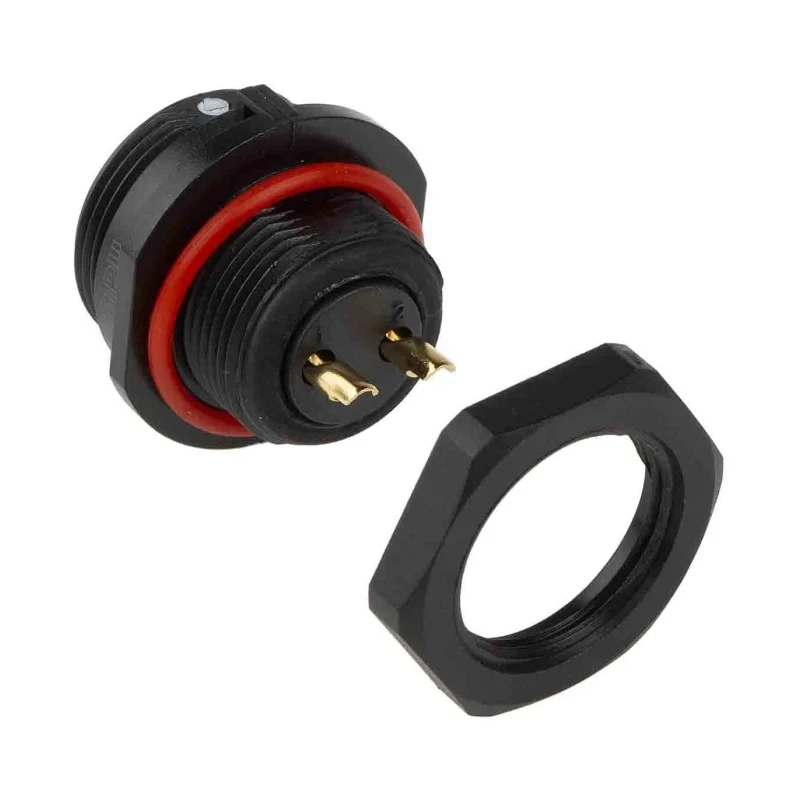 RS PRO Circular Connector 2 Contacts Front Mount Socket Male IP68 500V 10A 17 mm 144-4172