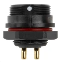 RS PRO Circular Connector 2 Contacts Front Mount Socket Male IP68 500V 10A 17 mm 144-4172