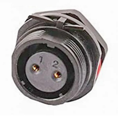 RS PRO Industrial Circular Connector 7 Contacts Front Mount Threaded Socket Male Polyamide 66, Polycarbonate 144-4176