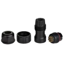 RS PRO Circular Connector, 9 Contacts, Cable Mount, Standard Size, Plug Male, IP68, 5A, 400V 144-4191