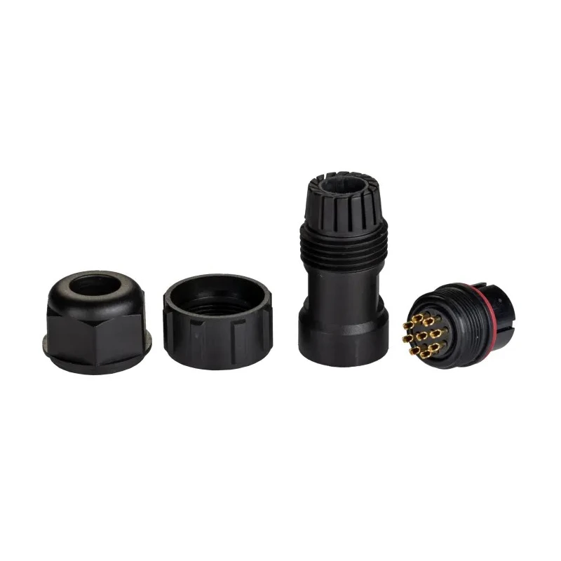 RS PRO Circular Connector, 9 Contacts, Cable Mount, Standard Size, Plug Male, IP68, 5A, 400V 144-4191