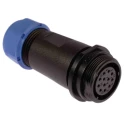 RS PRO Industrial Circular Connector, 12 Contacts, Cable Mount, Socket Female, IP68, 400V, 5A 144-4195