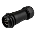 RS PRO Circular Connector Cable Socket Male 12 Contacts Threaded Mating IP68 400V 5A 21 mm Shell Size 144-4198
