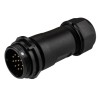 RS PRO Circular Connector Cable Socket Male 12 Contacts Threaded Mating IP68 400V 5A 21 mm Shell Size 144-4198