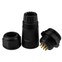 RS PRO Circular Connector Cable Socket Male 12 Contacts Threaded Mating IP68 400V 5A 21 mm Shell Size 144-4198