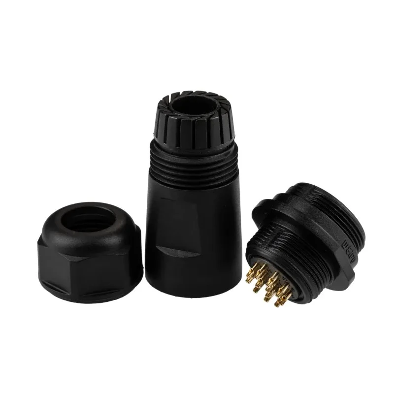 RS PRO Circular Connector Cable Socket Male 12 Contacts Threaded Mating IP68 400V 5A 21 mm Shell Size 144-4198