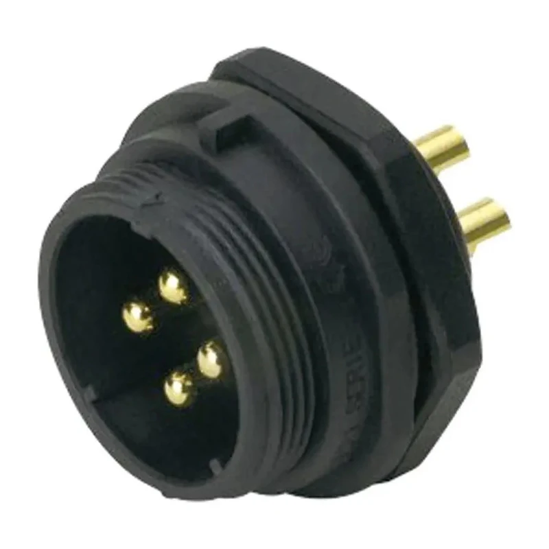 RS PRO Circular Connector 9 Contacts Front Mount Standard Socket Male Threaded Coupling IP68 400V 5A 144-4203