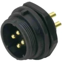 RS PRO Circular Connector 7 Contacts Front Mount Threaded Socket Male IP68 500V 15A 144-4202