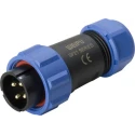 RS PRO Circular Connector Cable Mounting 7 Contacts Threaded IP68 500V 15A Polyamide Brass Gold Plating IP68