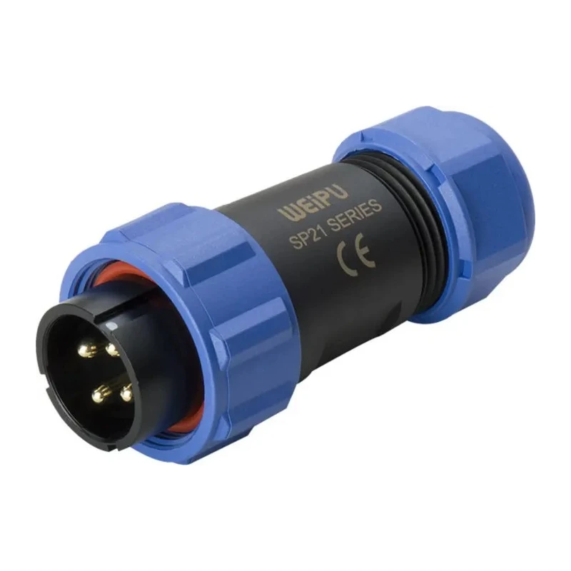 RS PRO Circular Connector 9 Contacts Cable Standard Threaded Plug Socket Polyamide 66 Housing IP68 400V IP68