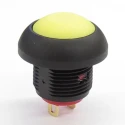 RS PRO Push Button Switch On-Off Panel Mount 13.6 mm Cutout SPST Yellow LED IP67 50 V dc 144-4228