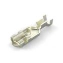 TE Connectivity Positive Lock 0.250 Silver Uninsulated Female Spade Connector, Crimp Termination, 6.43 (W) x 0.84 2238104-1