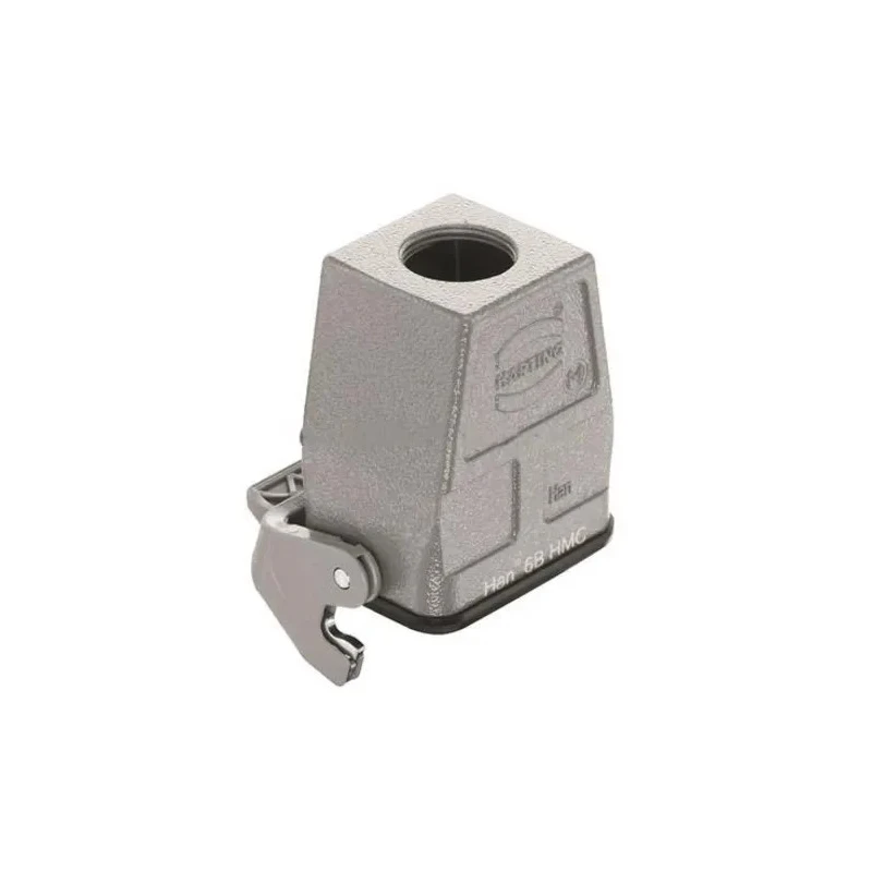 HARTING Heavy Duty Power Connector Hood Die Cast Aluminium IP65 Top Cable Entry M25 x 1.5 Thread 1 Lever Series 19302060756