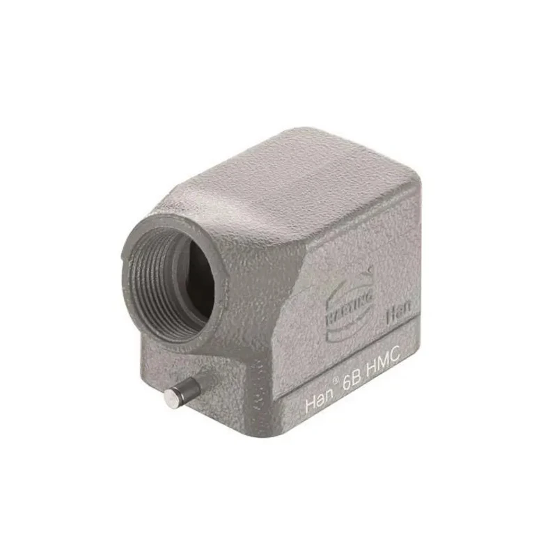 HARTING Heavy Duty Power Connector Hood, Series 1930, 1 Lever Lock, Cable Mount, Die Cast Aluminium Body, IP65 19302061541
