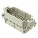 HARTING Heavy Duty Power Connector Insert 10A 250V Han DD HMC Series Male 72 Contacts 09162723001