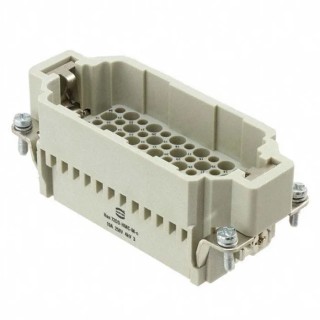 HARTING Heavy Duty Power Connector Insert 10A 250V Han DD HMC Series Male 72 Contacts 09162723001