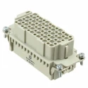 HARTING Heavy Duty Power Connector Insert, Female, 72 Contacts, 10A, 250V, Han DD HMC Series 09162723101