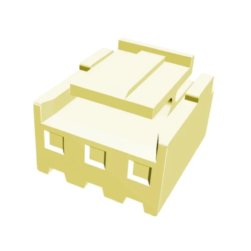 TE Connectivity Economy Power Male Connector Housing 3 Way 1 Row 3.96 mm Pitch Nylon Cable Mount 1-1123722-3