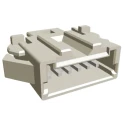 TE Connectivity AMP Mini CT Male Connector Housing 1.5 mm Pitch 6 Way 1 Row Straight 292215-6