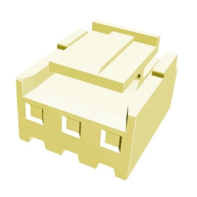 TE Connectivity Economy Power Male Connector Housing 3.96 mm Pitch 3 Way 1 Row Straight 1-1123722-3