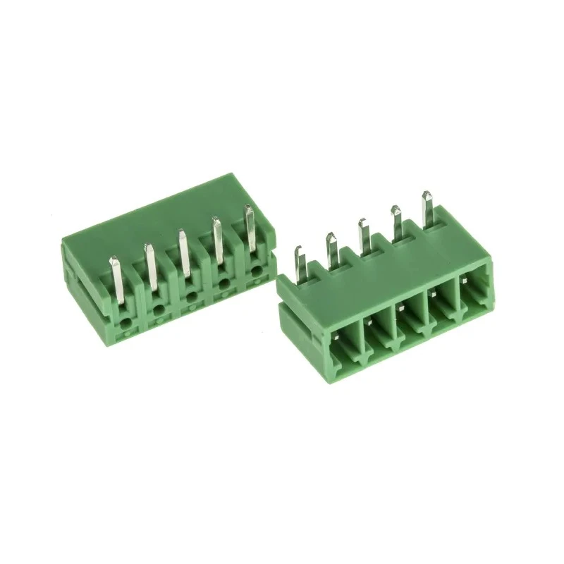 RS PRO Pluggable Terminal Block, 5-Contact, 3.5 mm Pitch, 1 Row, 300V, Screw Connection, Polyamide 66 Housing 144-4109