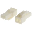 TE Connectivity AMP Universal Power Male Connector Housing 3.96 mm Pitch 2 Way 1 Row Straight 176271-1