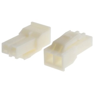 TE Connectivity AMP Universal Power Male Connector Housing 3.96 mm Pitch 2 Way 1 Row Straight 176271-1